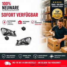 Scheinwerfer Set  passend für Seat MII 10/11- H4 links rechts m. Stellmotor