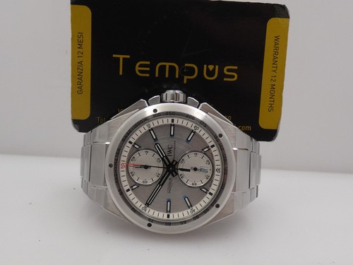 CHRONO IWC INGENIEUR RACER FLYBACK 45mm AUTOMATIC STEEL REF. IW378510 WATCH