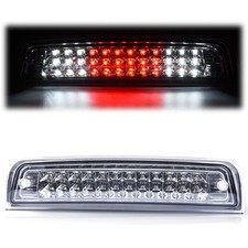 LED 3rd Rear Brake Light Cargo Lamp Clear Lens Chrome Housing