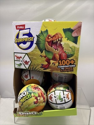 12 X ZURU Dino Mix & Match 5 Surprise Slime Capsule Toy