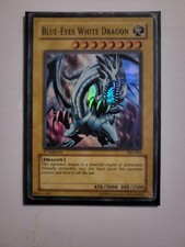 YuGiOh Karte Blue-Eyes White Dragon SKE-001  1996 1st Edition 1. Auflage