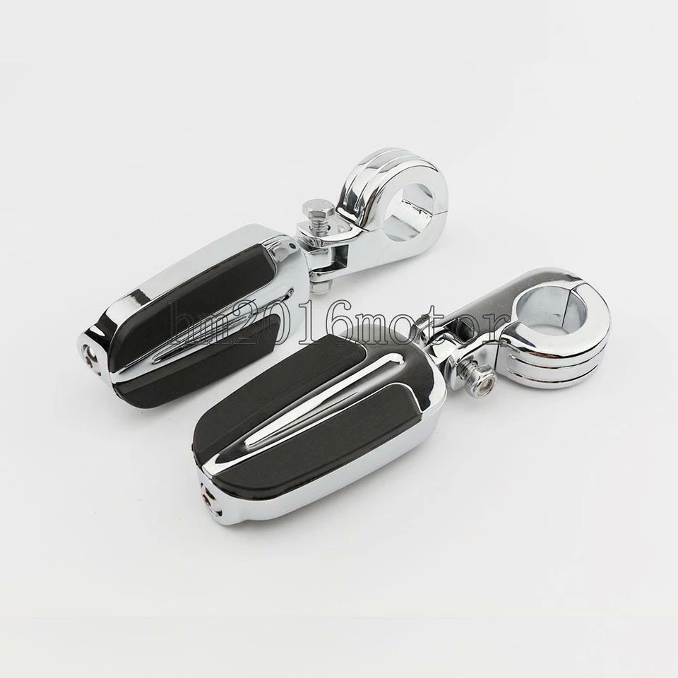 1-1/4" Motorcycle Highway Foot Pegs fit For Harley Davidson Softail Deluxe FLSTN - Изображение 4 из 4