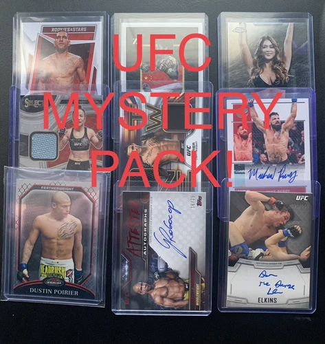 UFC Mystery Pack-Guaranteed Auto+Numbered Hits-Chance at SSP's and Chase Cards