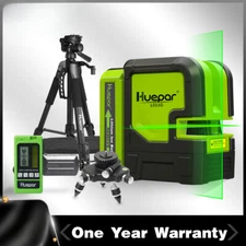 Laser Level Kit Green Beam Self-leveling Cross Line Li-ion Battery Laser Tools