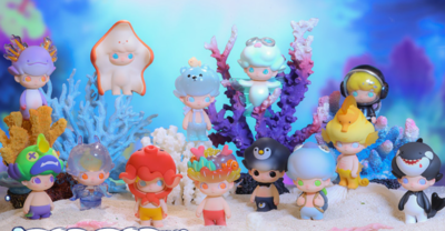 Original Dimoo Aquarium Series Sea Animal Blind Box Confirmed