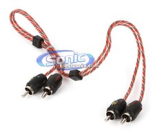 Stinger SI421.5 1.5 ft. of 2-Channel 4000 Series RCA Audio Interconnect Cable