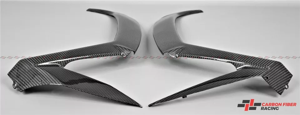 2011-2020 Kawasaki Ninja ZX-10R Front Leading Edges - 100% Carbon Fiber - Image 2 of 3