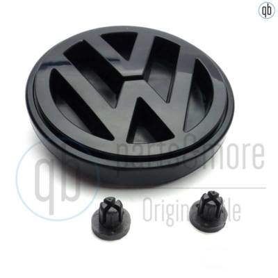 Original VW Zeichen Emblem Badge hinten Golf 2 Jetta ab 88 191853601J + Clips
