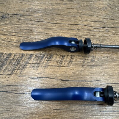 SALSA Flip-Offs スキュワー チタンシャフト ブルー 2mm Vintage NO-LOGO SALSA BLUE Flip-Off Quick Release Skewer Set
