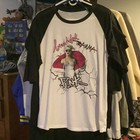 2018 PINK Beautiful Trauma Raglan Top Size S/M Tour Rare Band Music Graphic