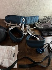 Lot Climbing Gear, Black Diamond Momentum Harness Rock, shoes Lasportiva