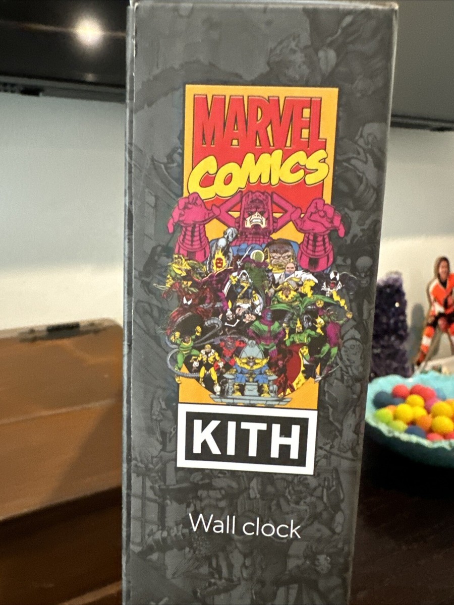 インテリア時計 Marvel Kith Super Villains Team Up Clock Kith x Marvel Super Villains Team Up Clock In Hand SHIPS FAST | eBay