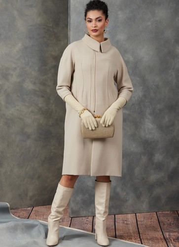 Vogue Advanced SEWING PATTERN V1911 Misses' Coat By Guy Laroche XS-M Or L-XXL - Picture 3 of 6
