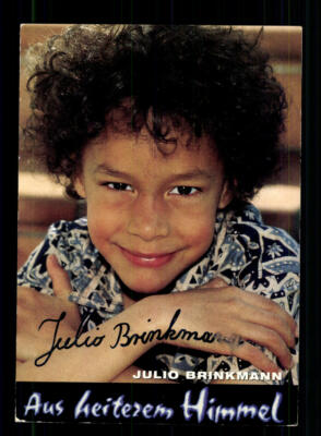 Julio Brinkmann Out of the Blue Autograph Card Original Signed ## BC167885
