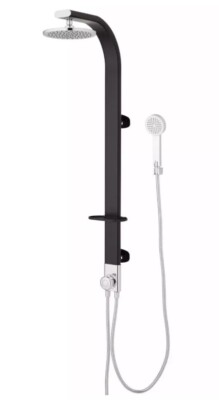 Signature Hardware - Tilley Outdoor Shower Panel with Hand Shower - Black