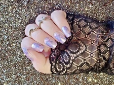 Color Nail Polish Strips,16ct.limited Snow Gems. READ DESCRIPTION BELOW