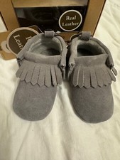 NWB Baby Girls BEARPAW Moccasins/Leather Shoes Size 6-12 Months Super Cute
