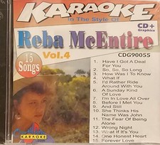 90055 REBA MCENTIRE  CHARTBUSTER KARAOKE CDG