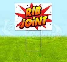 RIB JOINT Yard Sign Corrugated Plastic Bandit Lawn Decorations USA
