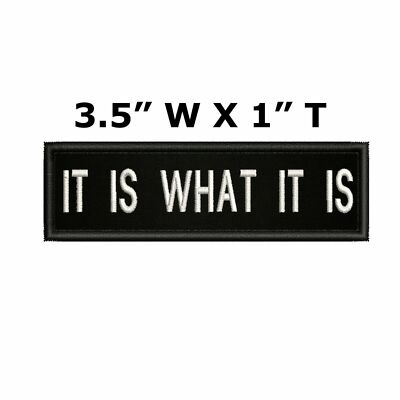 #ad #ad IT IS WHAT IT IS Car Truck Auto RV Window Bumper Graphics Sticker Decal Applique $3.95
