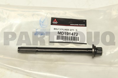 MD191472 Genuine Mitsubishi BOLT,CYLINDER HEAD | eBay
