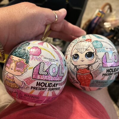 2 Limited Edition L.O.L.Surprise Holiday Dolls
