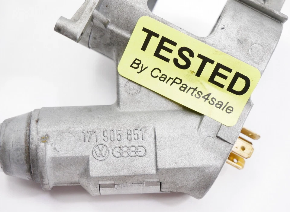 Juego de cerradura de maletero con manija de llave de encendido 80-93 VW Cabriolet Rabbit Convertible MK1 ~ Foto 4 de 4