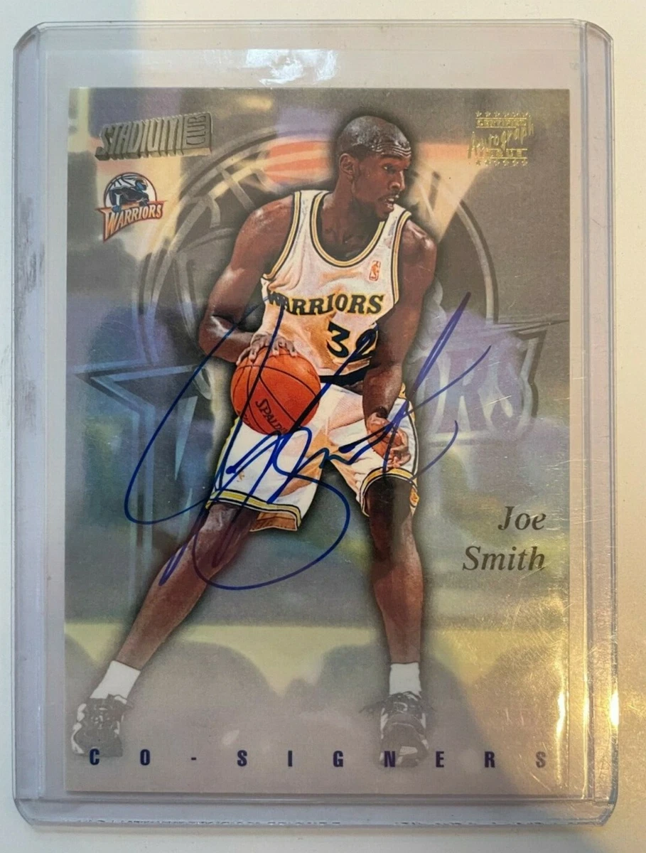1997 Topps Stadium Club Co-Signers Auto Kobe Bryant Joe Smith On Card Autographs