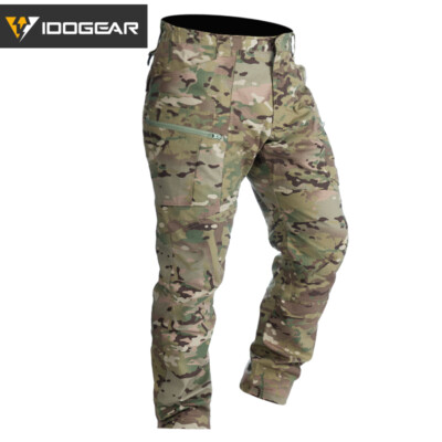 Pantalon De Combat Tactique IDOGEAR LF - Camouflage, Coton/Polyester, Homme