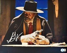 Samuel L. Jackson Signed 11x14 The Hateful Eight Photo Beckett Witnessed