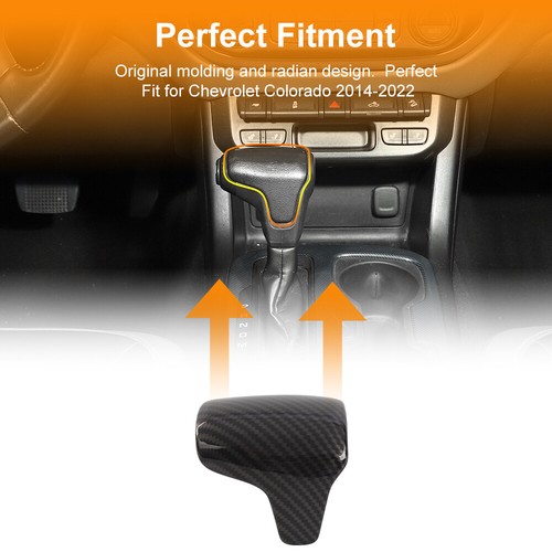 Gear Shift Head Frame Cover & Shifter Head Trim For Chevy Colorado /Canyon 14+ - Imagen 5 de 22