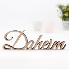 Kleinlaut 3D-Schriftzug Daheim 32 Farben & 5 ...