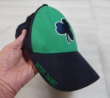 University of Notre Dame Cap Hat Strap Back One Size Russell Shamrock Blue-Green