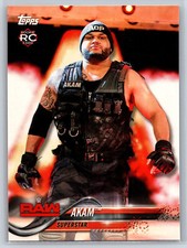 2018 Topps WWE Then Now Forever Akam Rookie RC #103