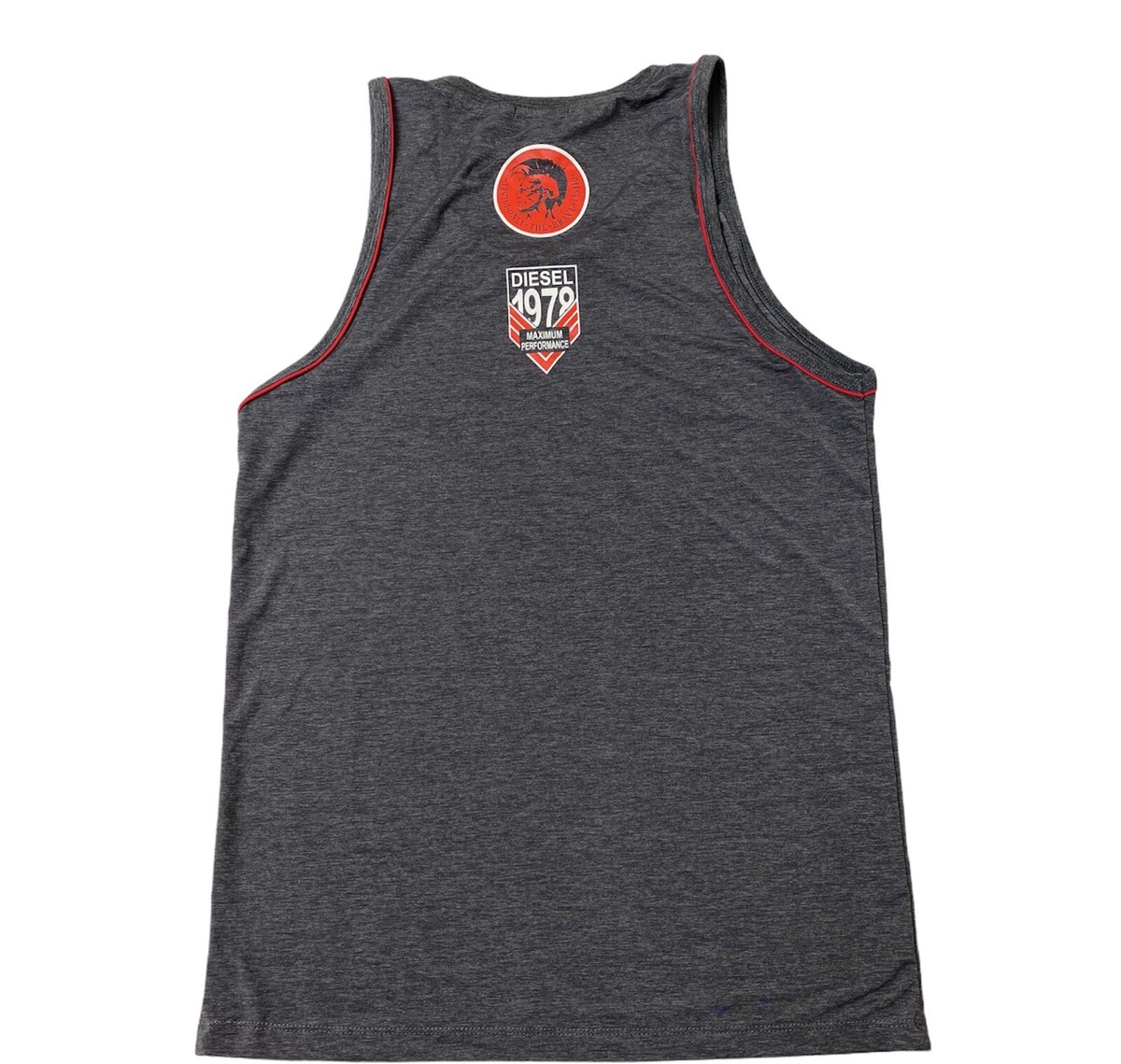 DIESEL CRACKED MOHAWK CARLOS TANK TOP BLACK | eBay