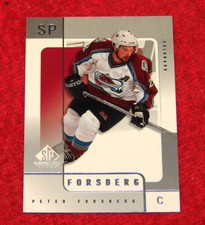 PETER FORSBERG AVALANCHE 2000-01 SP GAME USED #15 (H-2706)