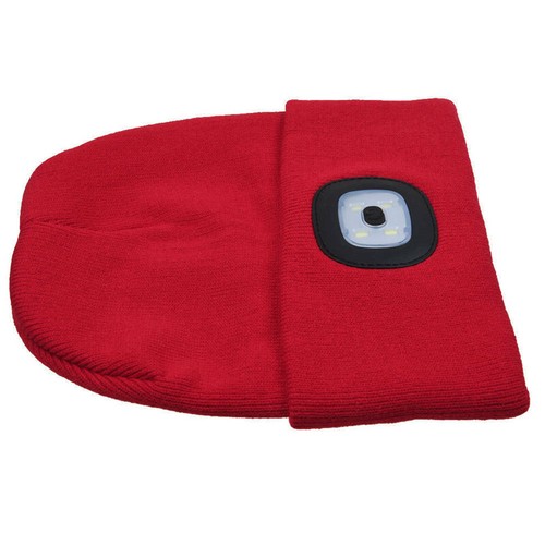 LED Knitted Beanie Hats With USB Rechargeable, Kids High Powered Head Lamp Light - Picture 39 of 66