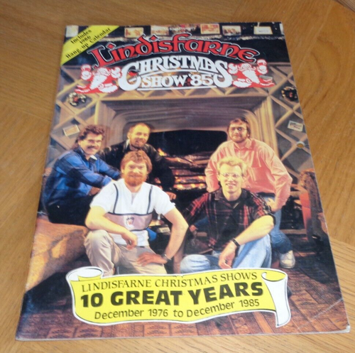 Lindisfarne Christmas Show '85 Tour Programme With 1986 Hang Up Calendar - Bild 1 von 5