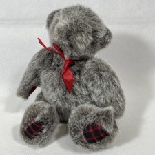 Vintage ALBERT E. PRICE GRAY SHAGGY JOINTED TEDDY BEAR Stuffed Animal PLUSH NEW