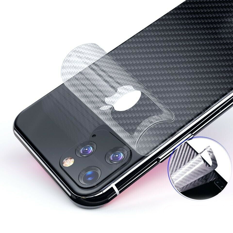 Membrane Iphone 11 Back Transparent Skin 3D Carbon Fiber Skin Back
