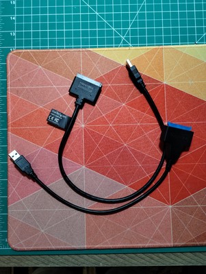 StarTech.com USB to SATA III Cable for 2.5'' SATA SSD with Second Adapter Cable