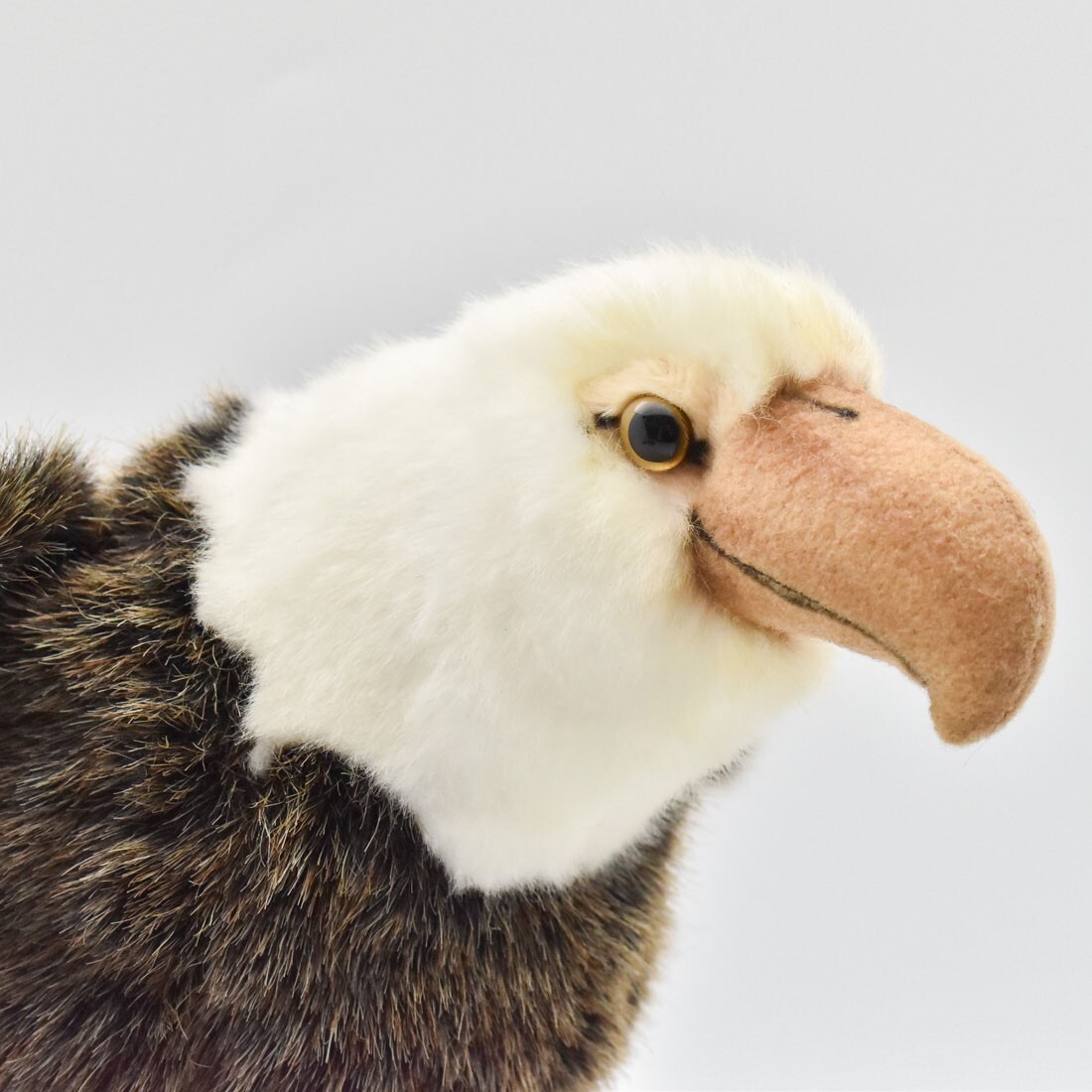 Hansa Bald Eagle Plush Toy Doll 20cm 7.8in Brown White Bird Animal
