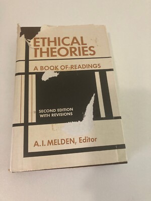 Ethical Theories A Book Of Readings 1967 Hardback A Melden