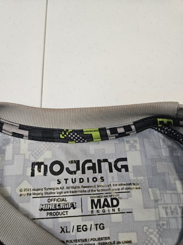 Camisa Manga Corta Minecraft Mojang Studios Niños Talla XL Logo Colorido - Imagen 5 de 7