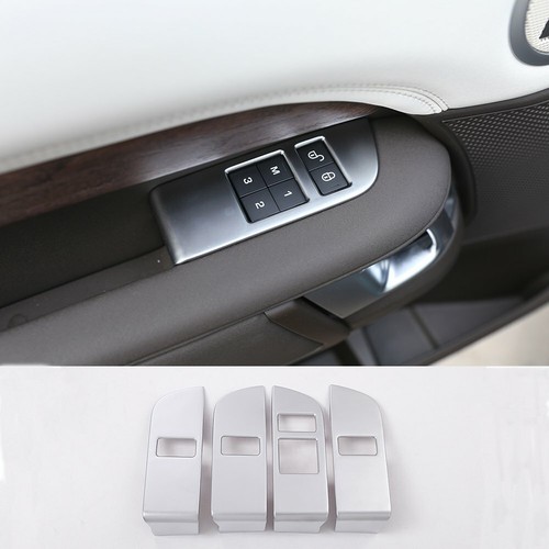 Silver Child Safety Door Lock Switch Cover For Discovery 5 HSE Version 2017-2018 - Bild 1 von 10