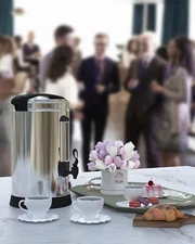 100-Cup Stainless Steel Coffee Urn Commercial Coffee Maker 14L