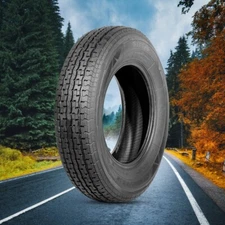 Premium ST205/75R15 Trailer Tire Radial 8Ply 205 75 15 Replacement Tubeless Tire