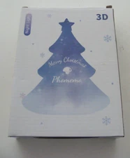 NOB 3D Phomemo Christmas Acrylic Holiday Tree Display Lighted Nightlight USB