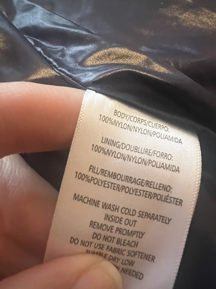 MARC NEW YORK Size S Small Puffer Vest Full Zip Light Weight Soft Puffy