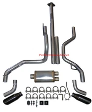 15-20 Ford F150 2.7 3.5 5.0 Performance Dual Exhaust Kit w/ 14" MaxFlow Muffler